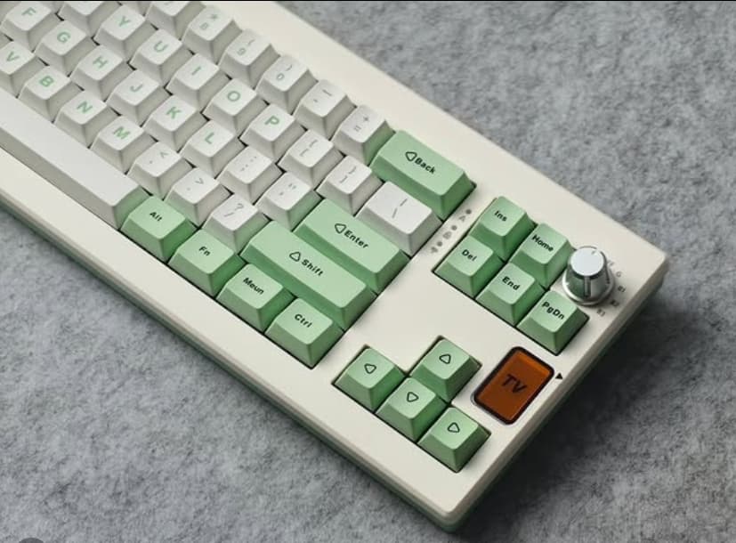 Green keyboard